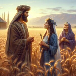 Bible Art of Ruth-1-4