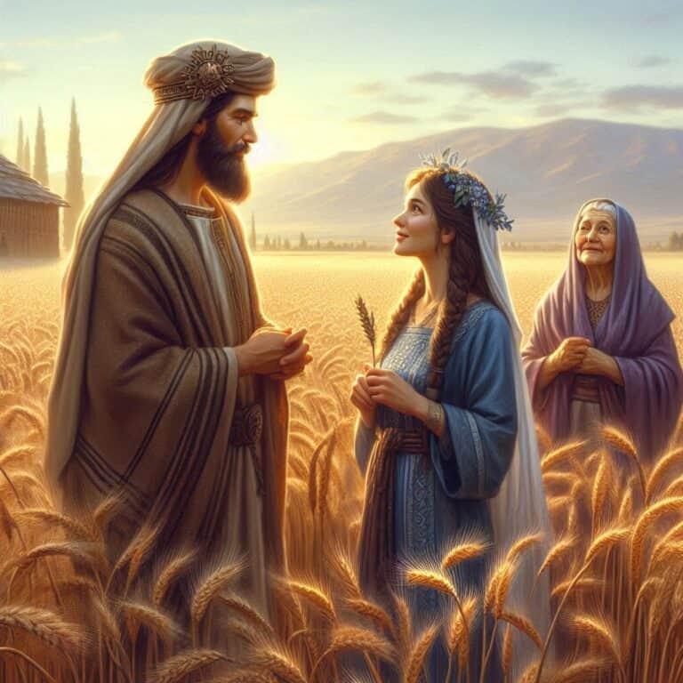 Ruth Scripture Bible Artwork - Bible Study Visuals