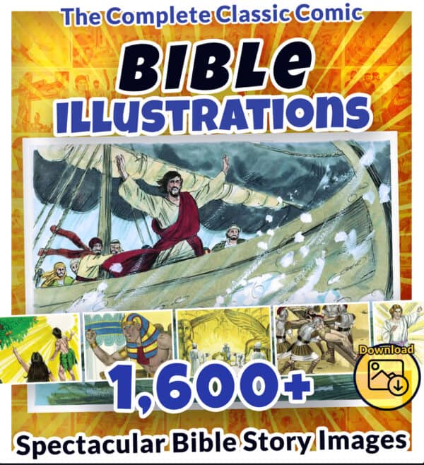 Complete Bible Comic Illustrations (1,600+ Images)